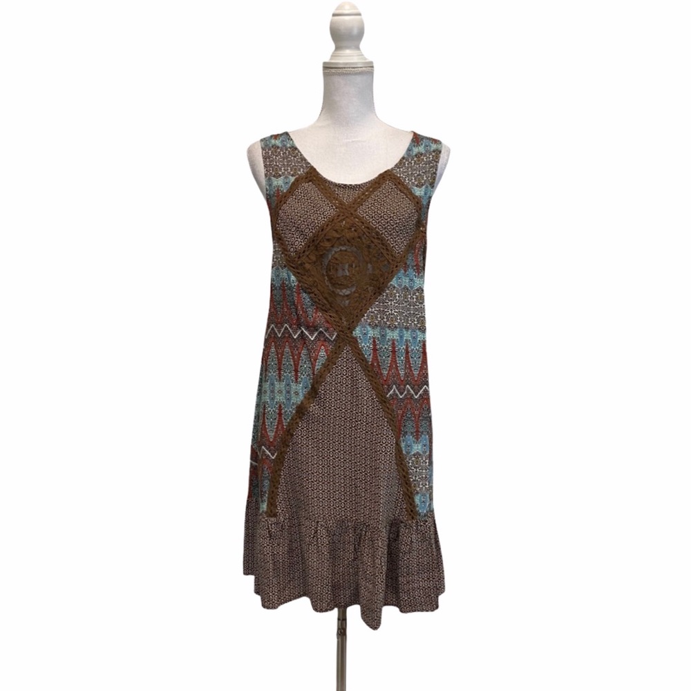 UMGEE USA WOMEN'S SLEEVELESS TUNIC Large DRESS